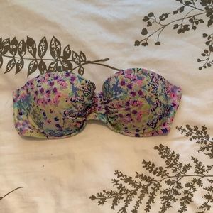 Floral, VS bandeau bikini top- 34c
